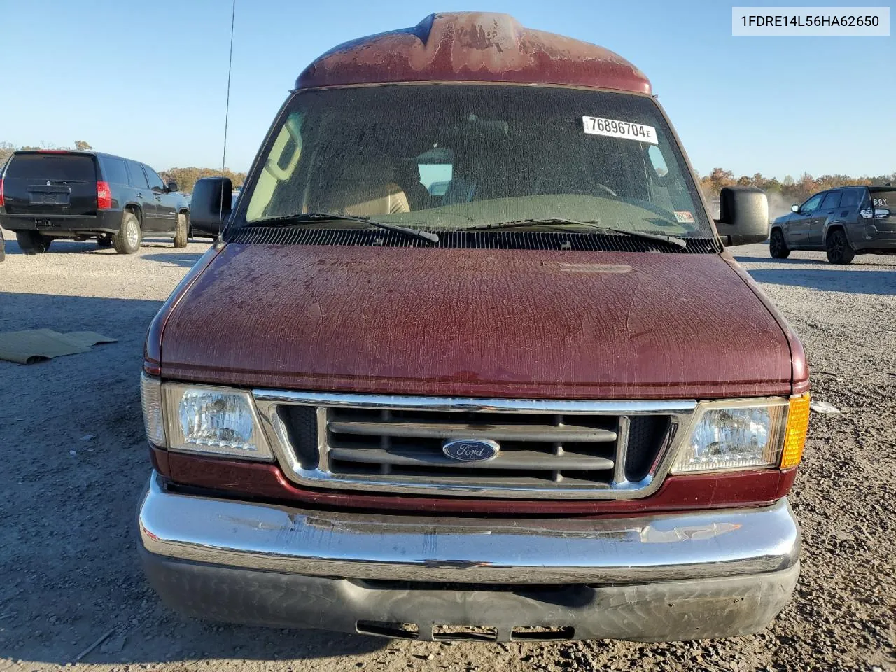 2006 Ford Econoline E150 Van VIN: 1FDRE14L56HA62650 Lot: 76896704