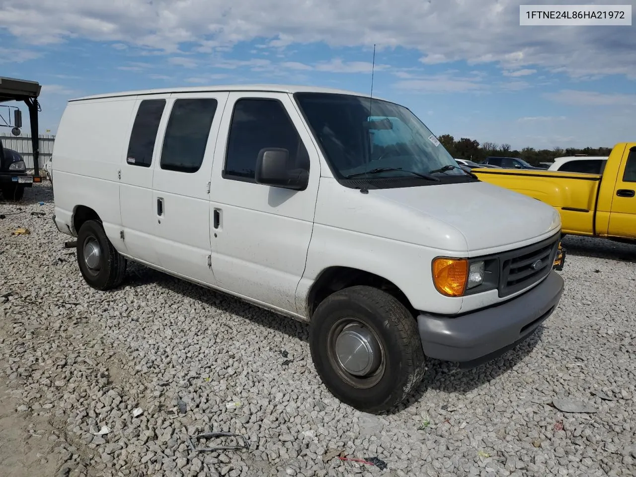 2006 Ford Econoline E250 Van VIN: 1FTNE24L86HA21972 Lot: 77530624