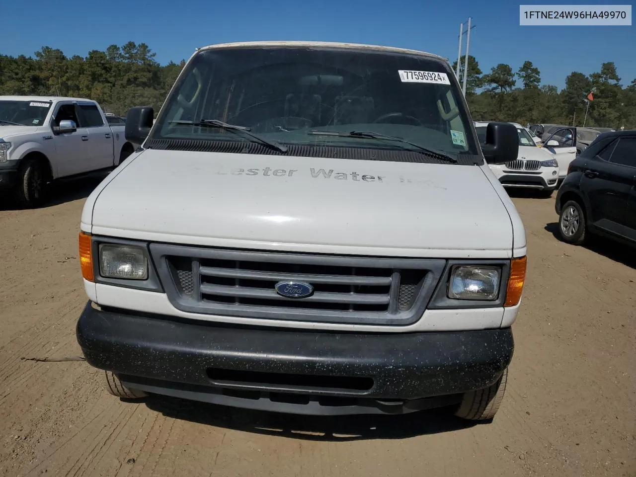 2006 Ford Econoline E250 Van VIN: 1FTNE24W96HA49970 Lot: 77596924