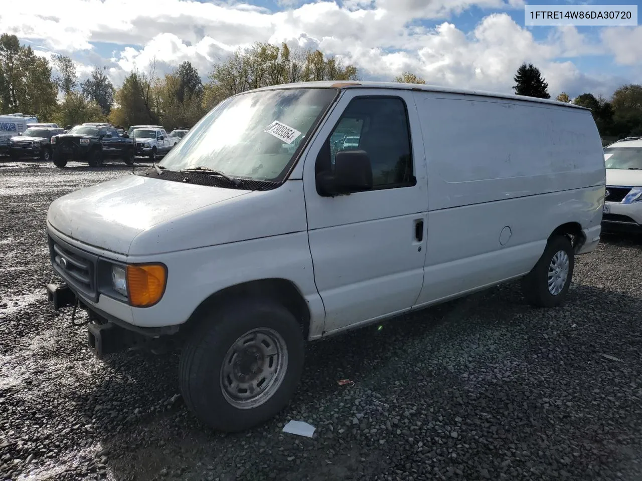 2006 Ford Econoline E150 Van VIN: 1FTRE14W86DA30720 Lot: 77909364