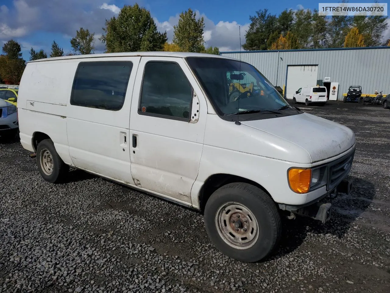 2006 Ford Econoline E150 Van VIN: 1FTRE14W86DA30720 Lot: 77909364