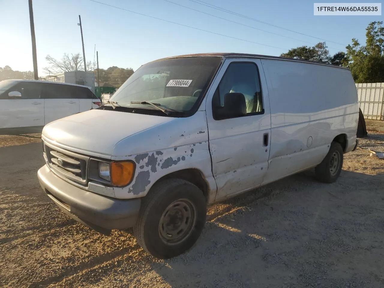 2006 Ford Econoline E150 Van VIN: 1FTRE14W66DA55535 Lot: 77986044