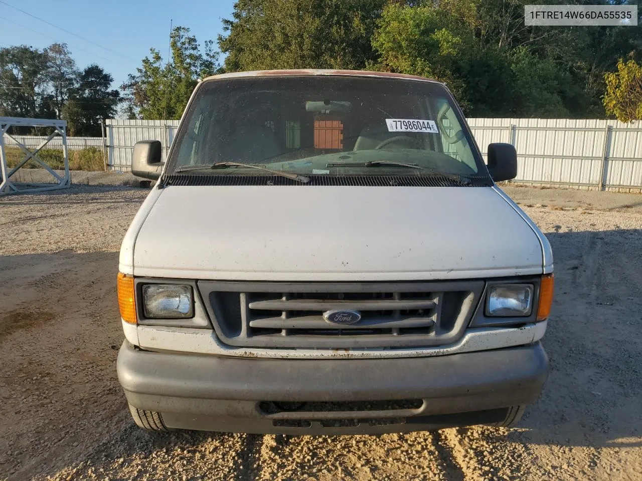 2006 Ford Econoline E150 Van VIN: 1FTRE14W66DA55535 Lot: 77986044