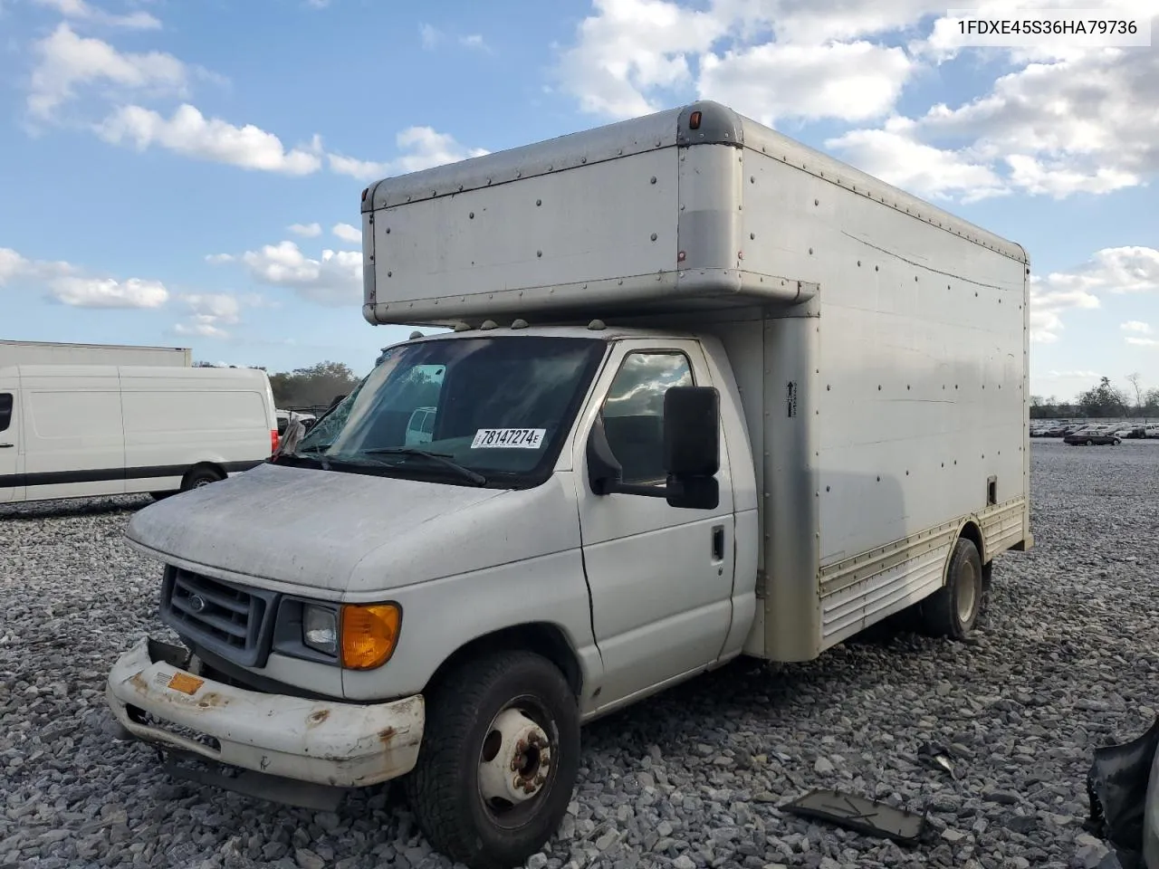 2006 Ford Econoline E450 Super Duty Cutaway Van VIN: 1FDXE45S36HA79736 Lot: 78147274