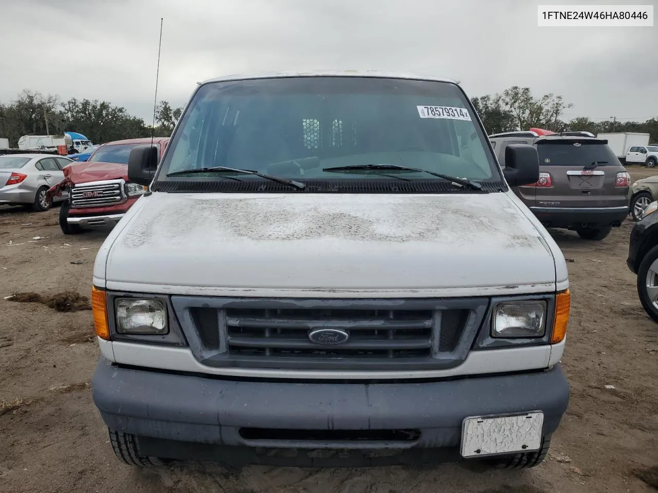 2006 Ford Econoline E250 Van VIN: 1FTNE24W46HA80446 Lot: 78579314