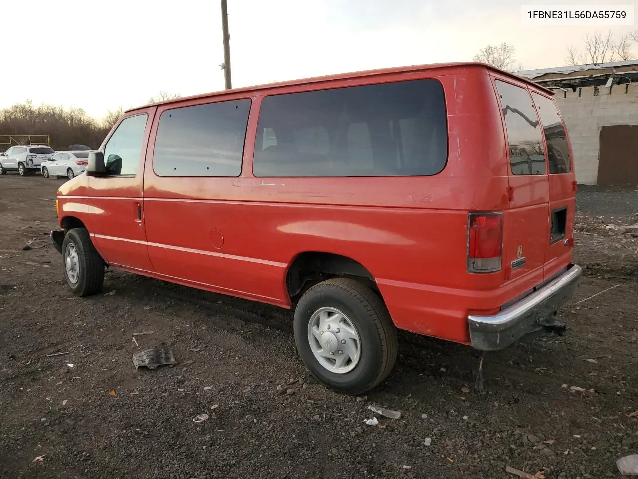 2006 Ford Econoline E350 Super Duty Wagon VIN: 1FBNE31L56DA55759 Lot: 79217504