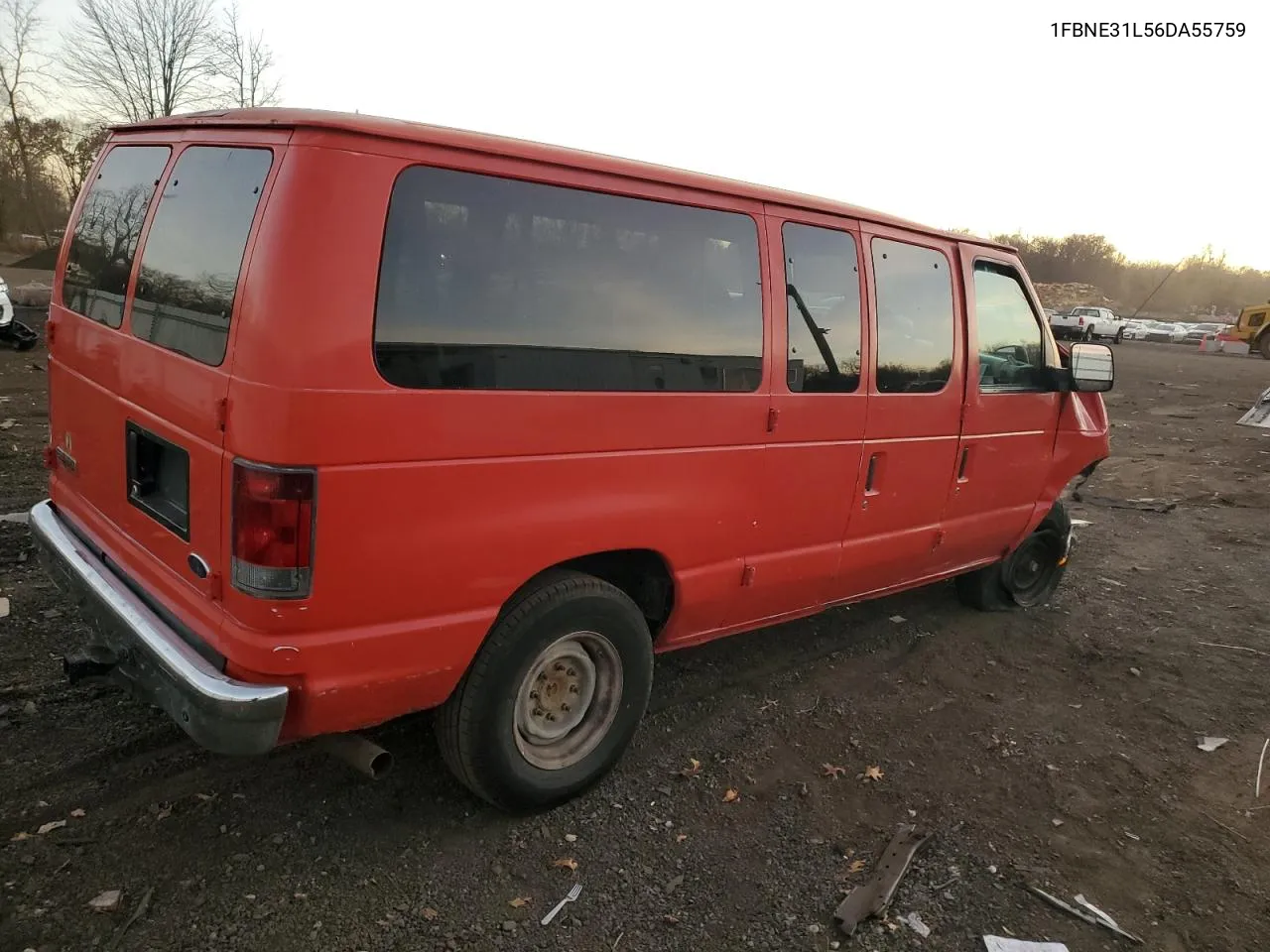 2006 Ford Econoline E350 Super Duty Wagon VIN: 1FBNE31L56DA55759 Lot: 79217504