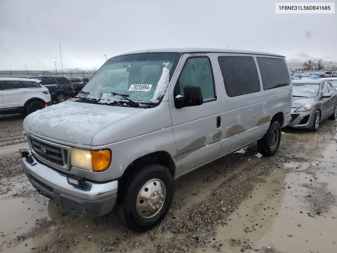 2006 Ford Econoline E350 Super Duty Wagon VIN: 1FBNE31L56DB41685 Lot: 79255994