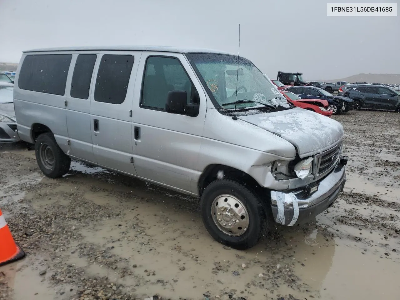 2006 Ford Econoline E350 Super Duty Wagon VIN: 1FBNE31L56DB41685 Lot: 79255994