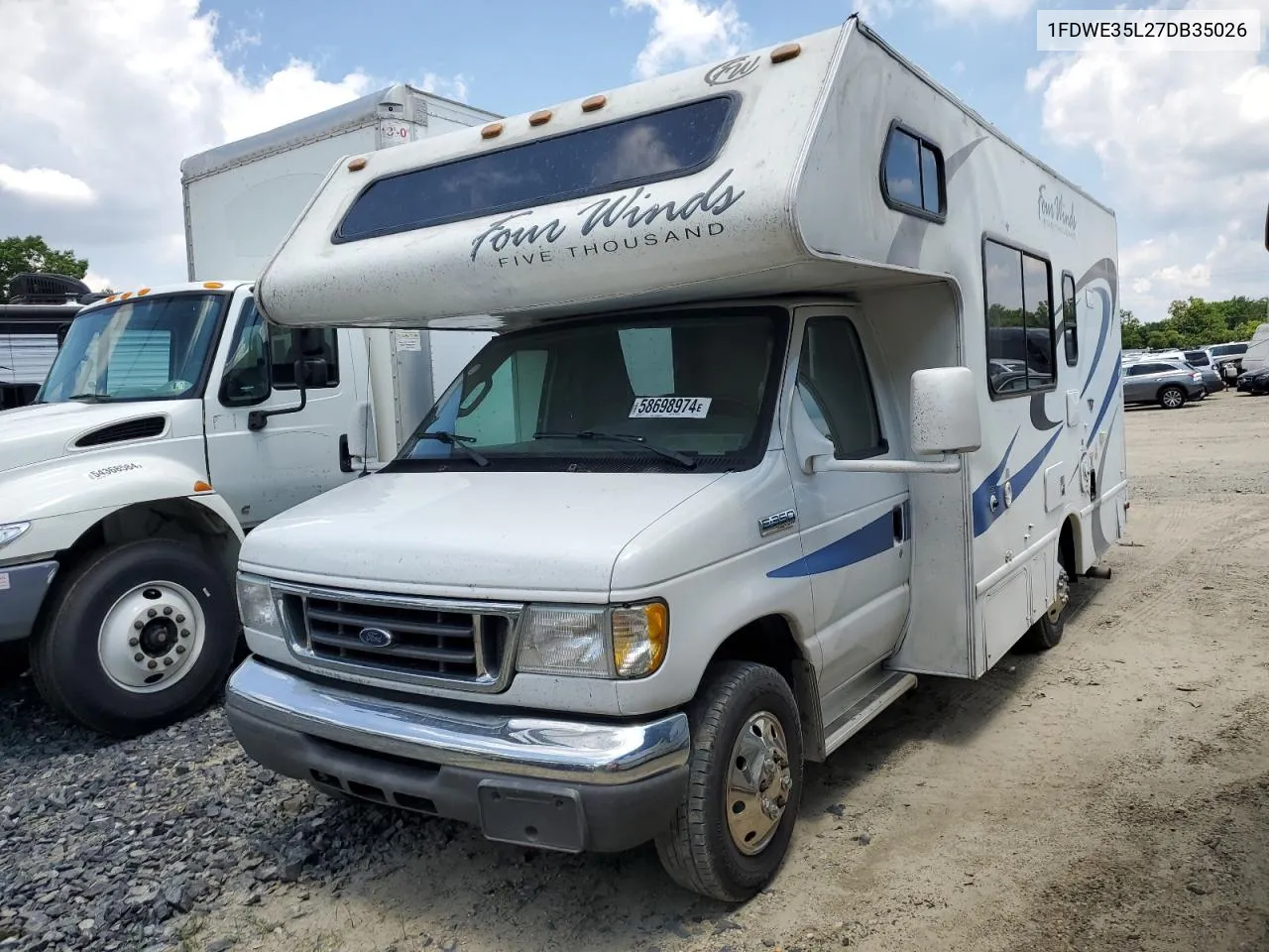 2007 Ford Econoline E350 Super Duty Cutaway Van VIN: 1FDWE35L27DB35026 Lot: 58698974