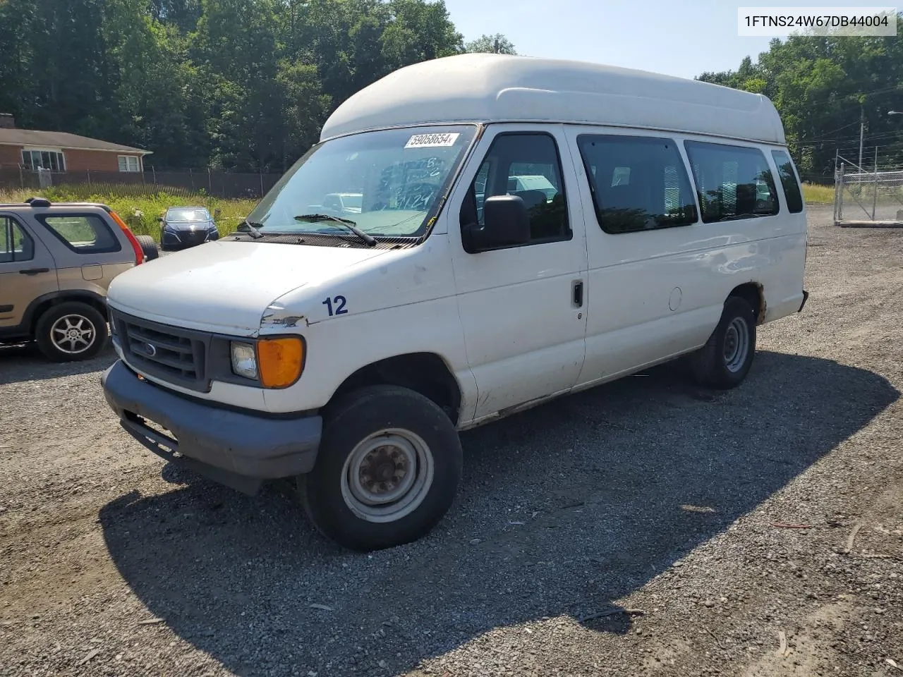 2007 Ford Econoline E250 Van VIN: 1FTNS24W67DB44004 Lot: 59058654