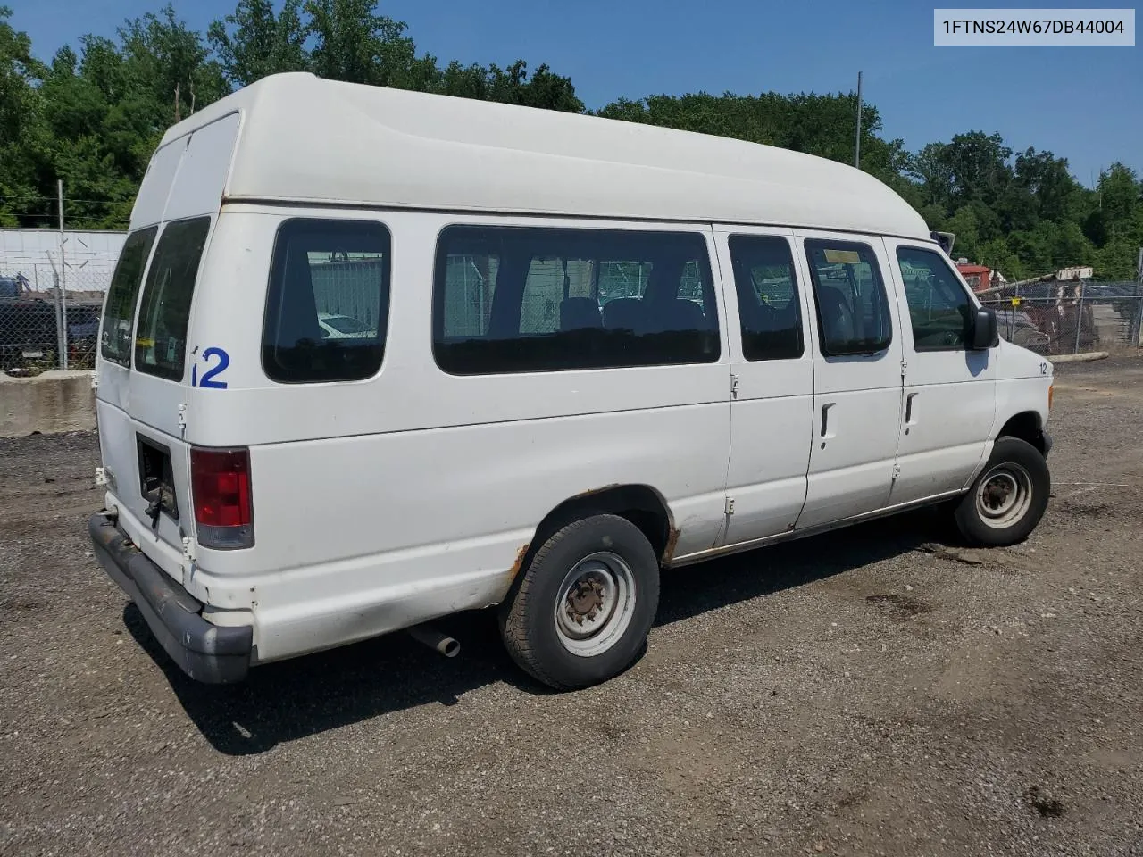 2007 Ford Econoline E250 Van VIN: 1FTNS24W67DB44004 Lot: 59058654