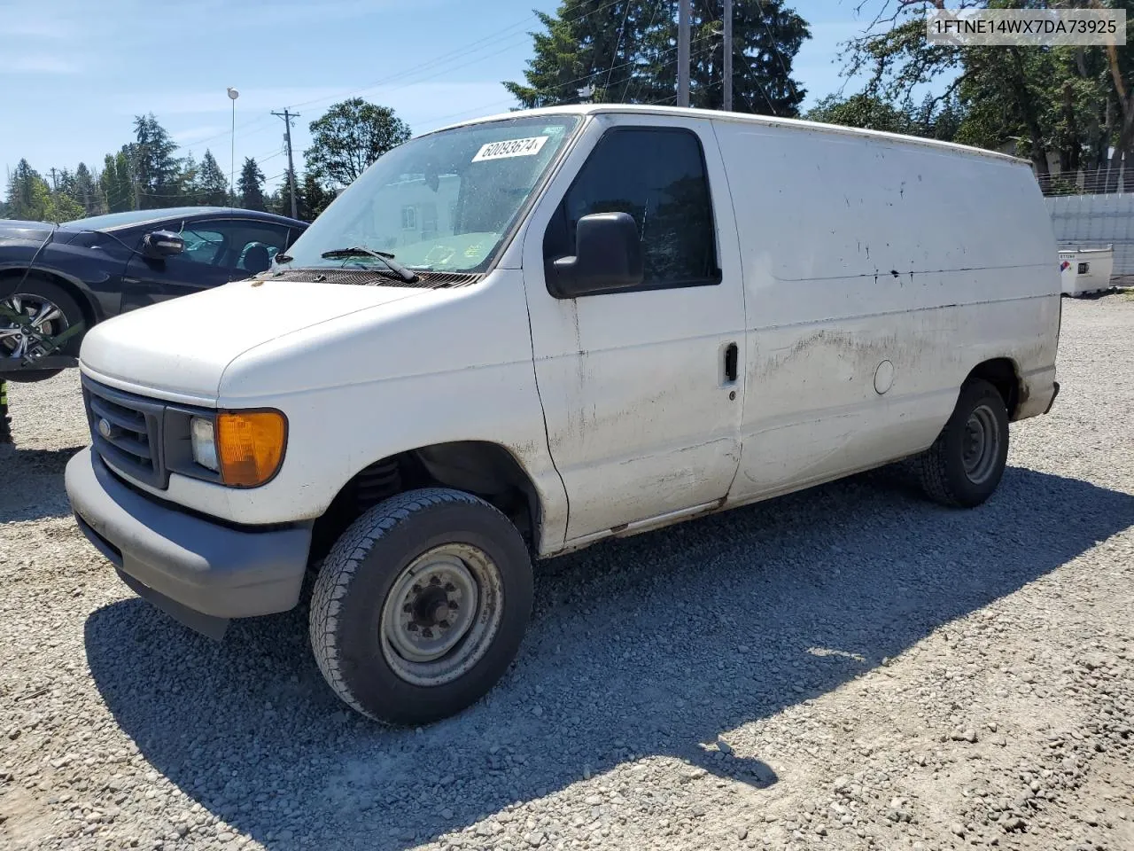 2007 Ford Econoline E150 Van VIN: 1FTNE14WX7DA73925 Lot: 60093674