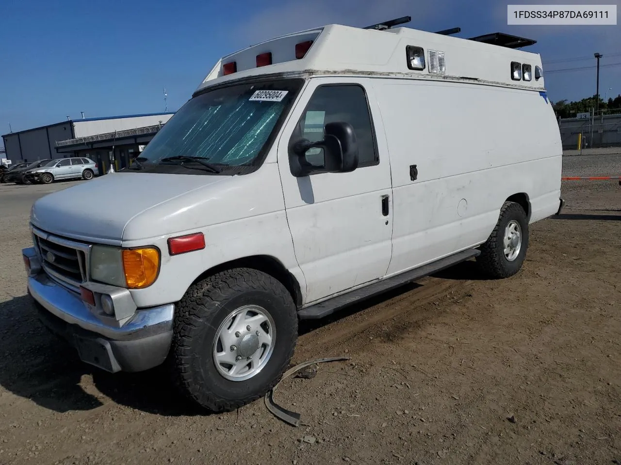 2007 Ford Econoline E350 Super Duty Van VIN: 1FDSS34P87DA69111 Lot: 60295004