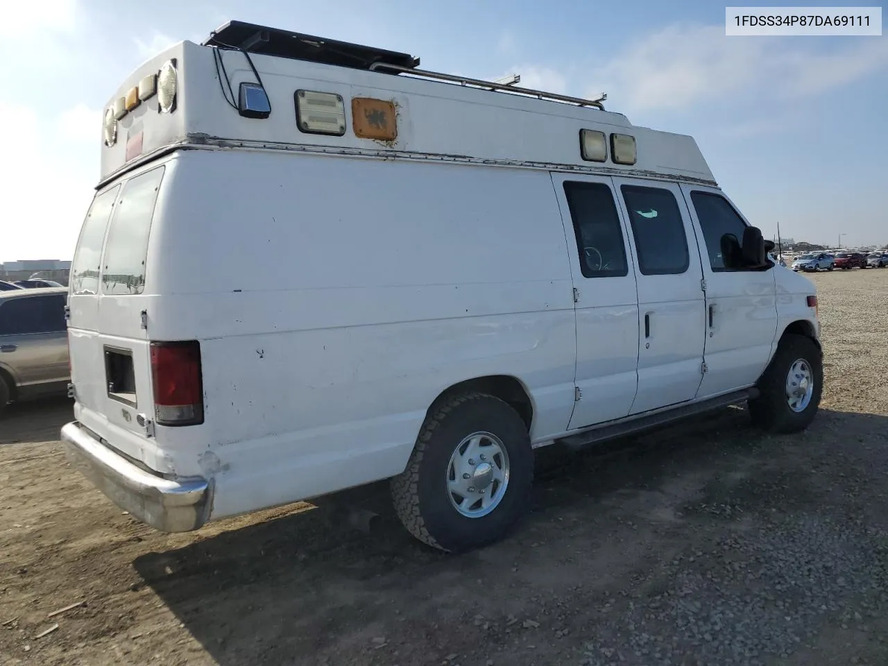 2007 Ford Econoline E350 Super Duty Van VIN: 1FDSS34P87DA69111 Lot: 60295004