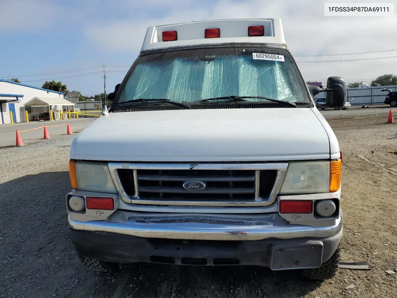 2007 Ford Econoline E350 Super Duty Van VIN: 1FDSS34P87DA69111 Lot: 60295004