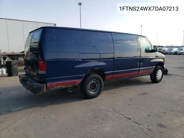 2007 Ford Econoline E250 Van VIN: 1FTNS24WX7DA07213 Lot: 61376024