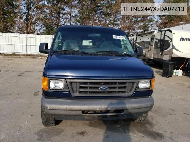 2007 Ford Econoline E250 Van VIN: 1FTNS24WX7DA07213 Lot: 61376024