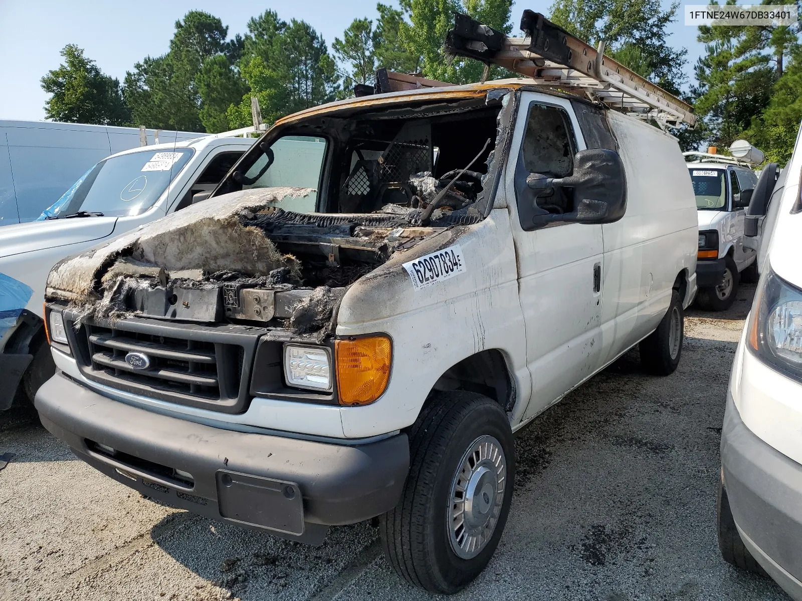 2007 Ford Econoline E250 Van VIN: 1FTNE24W67DB33401 Lot: 62907834