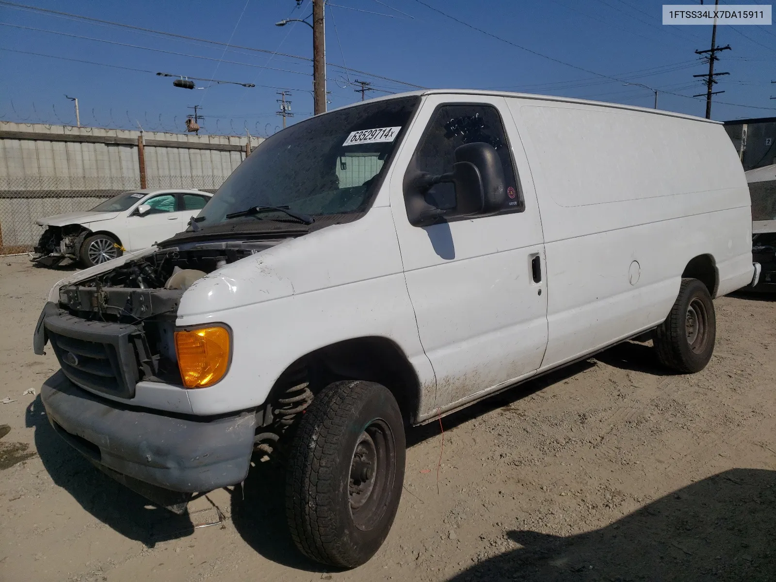 2007 Ford Econoline E350 Super Duty Van VIN: 1FTSS34LX7DA15911 Lot: 63529714