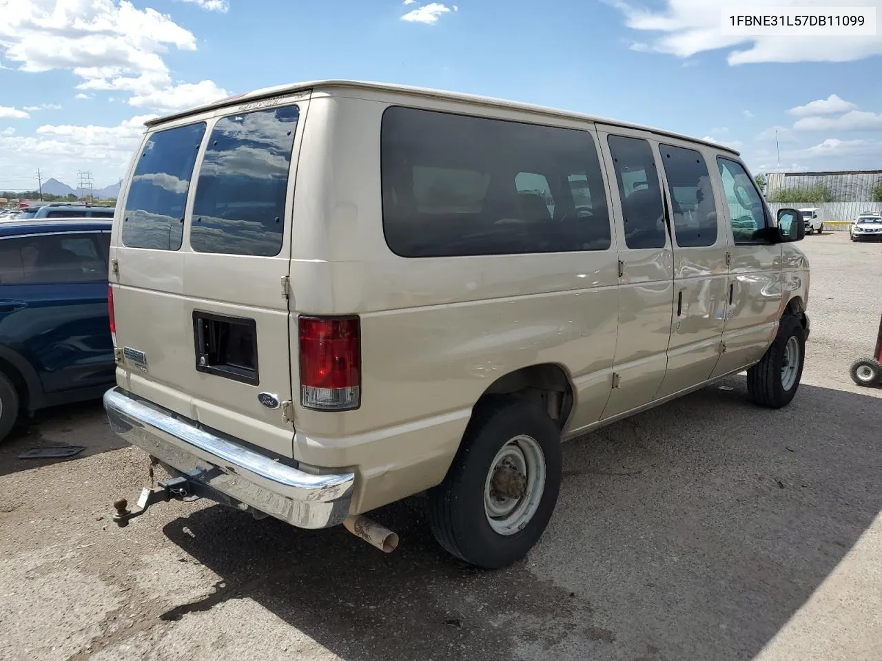 2007 Ford Econoline E350 Super Duty Wagon VIN: 1FBNE31L57DB11099 Lot: 65487244