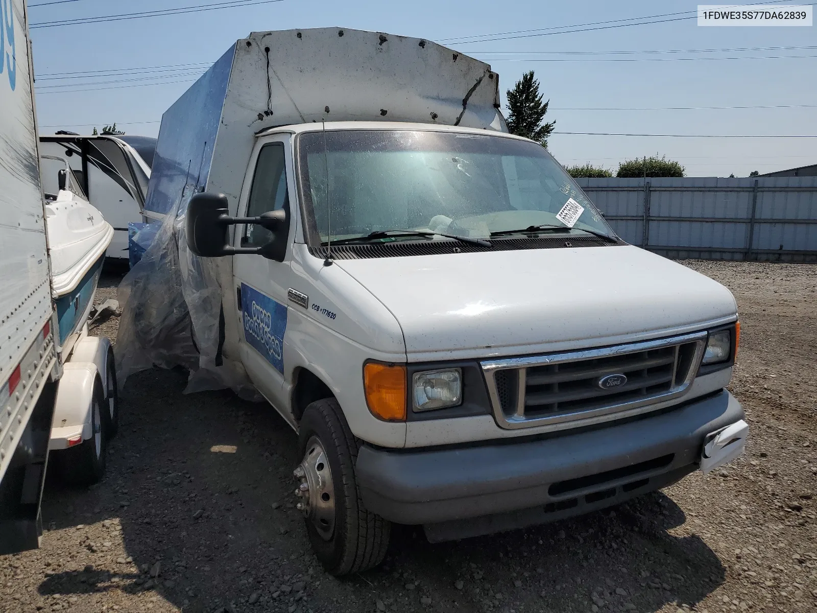 2007 Ford Econoline E350 Super Duty Cutaway Van VIN: 1FDWE35S77DA62839 Lot: 65575584