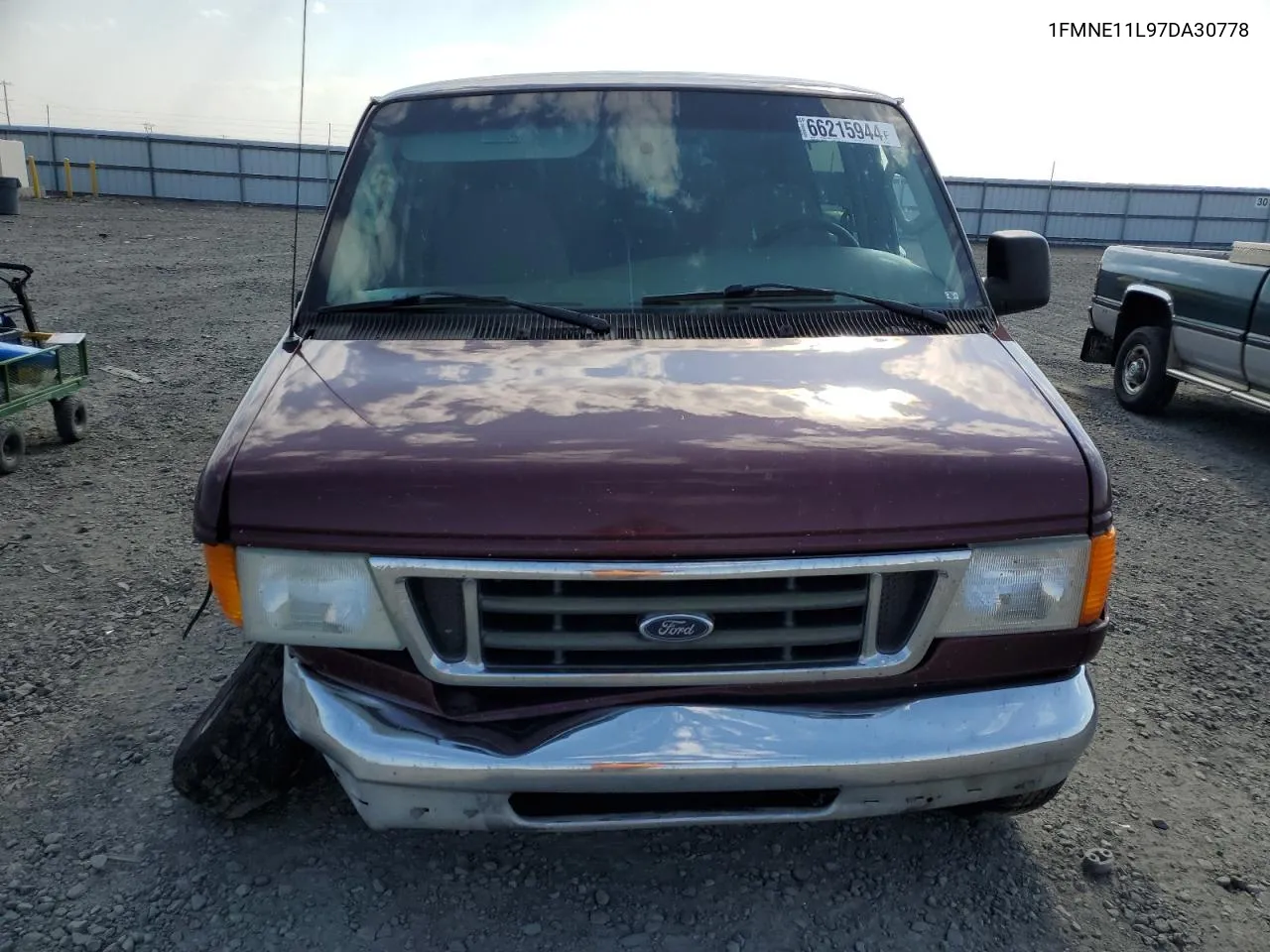 2007 Ford Econoline E150 Wagon VIN: 1FMNE11L97DA30778 Lot: 66215944