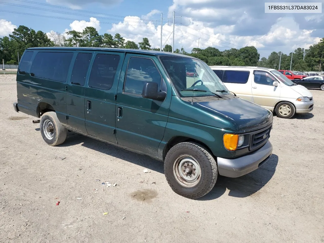 2007 Ford Econoline E350 Super Duty Wagon VIN: 1FBSS31L37DA83024 Lot: 66709554