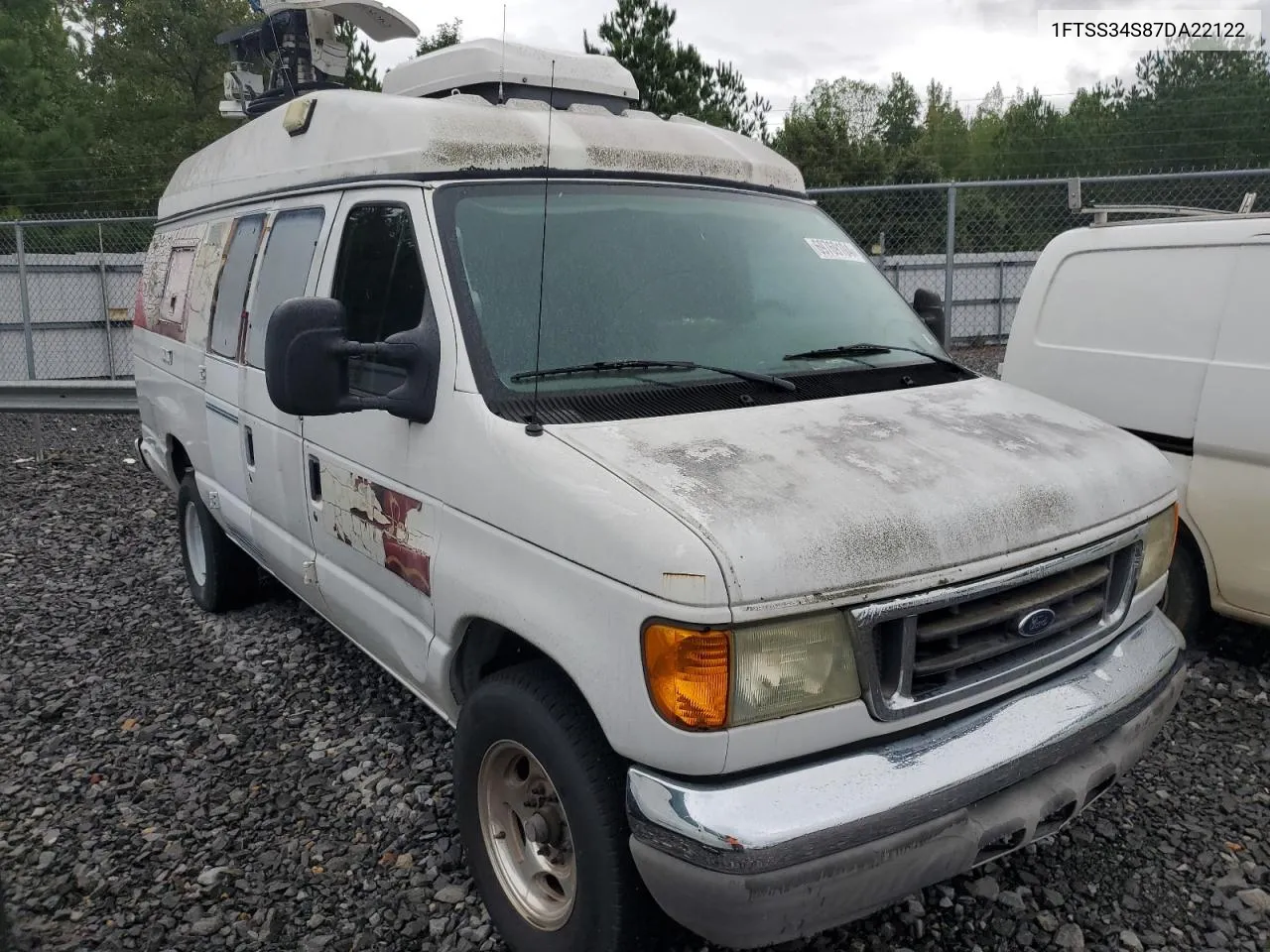 2007 Ford Econoline E350 Super Duty Van VIN: 1FTSS34S87DA22122 Lot: 69769104