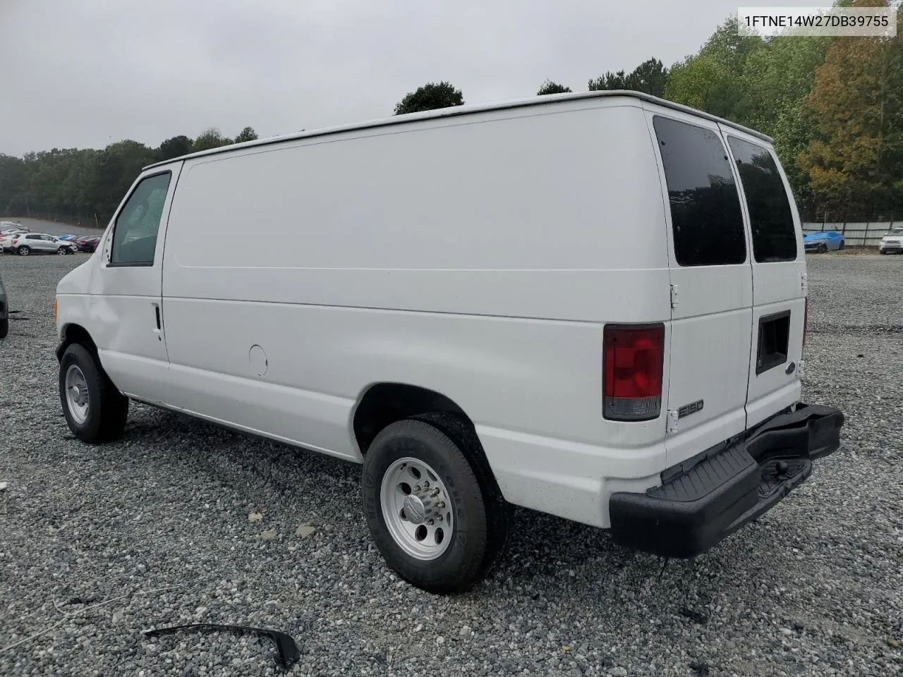 2007 Ford Econoline E150 Van VIN: 1FTNE14W27DB39755 Lot: 71501564