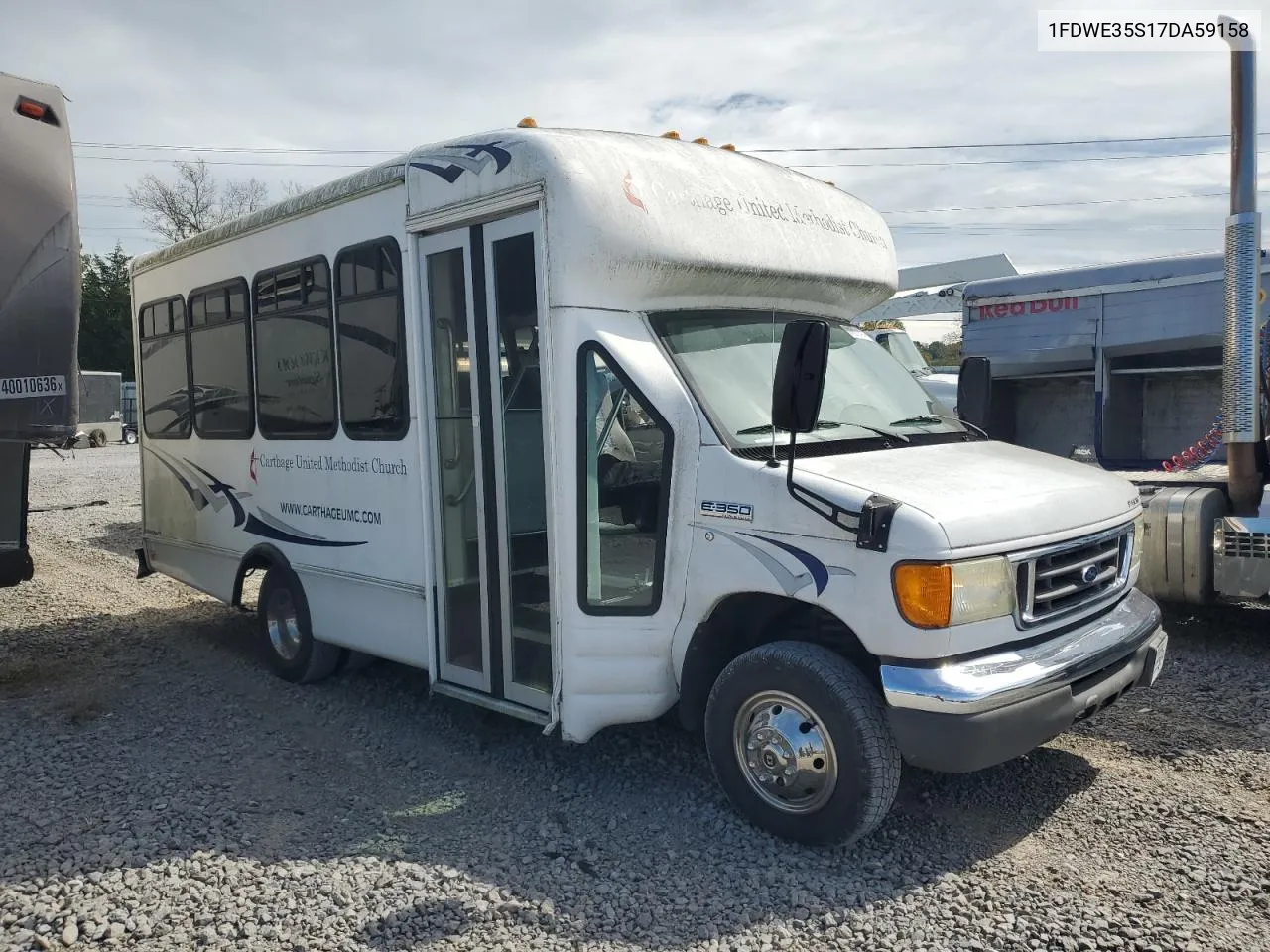 2007 Ford Econoline E350 Super Duty Cutaway Van VIN: 1FDWE35S17DA59158 Lot: 71611474