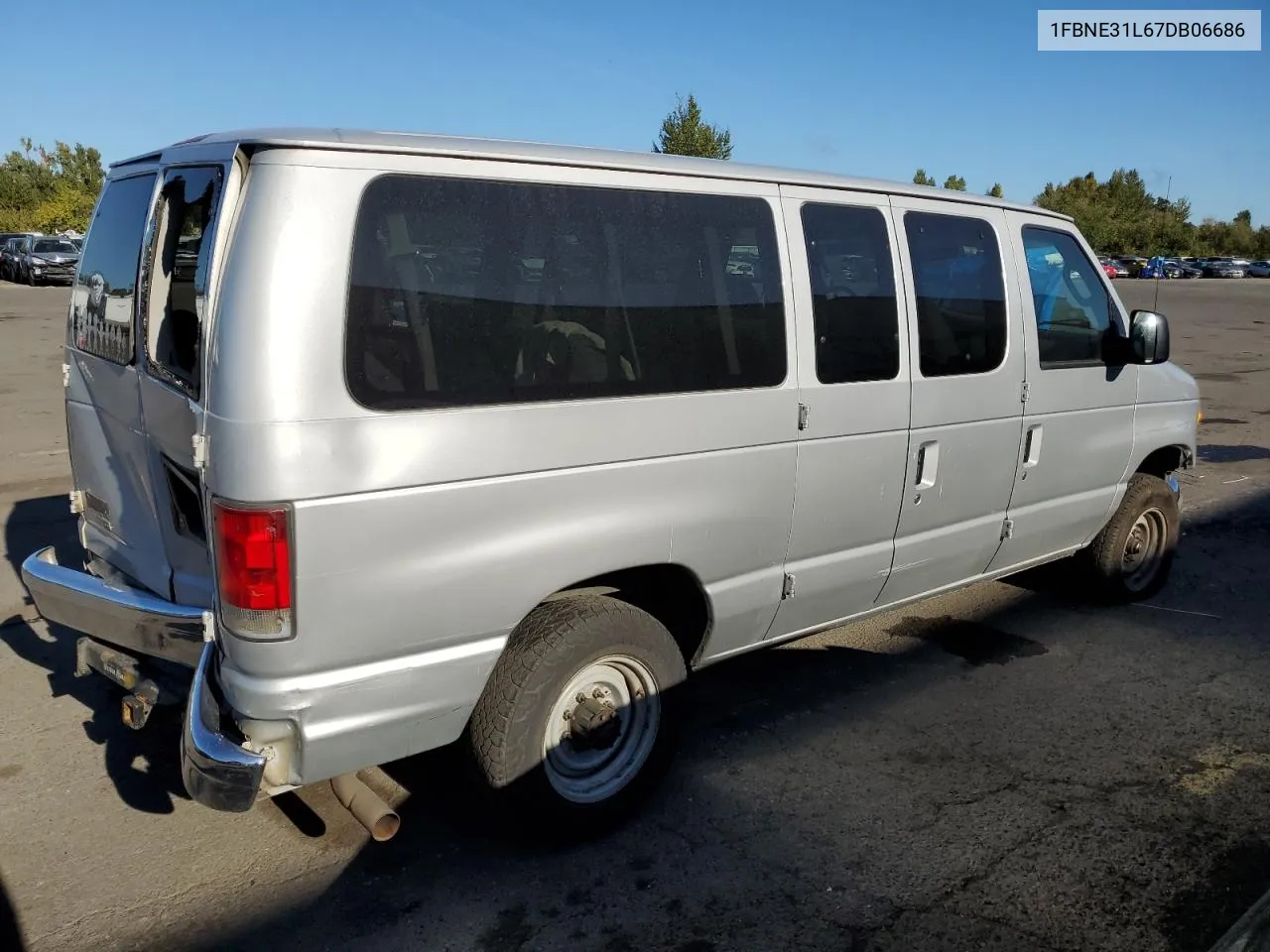 2007 Ford Econoline E350 Super Duty Wagon VIN: 1FBNE31L67DB06686 Lot: 71796304