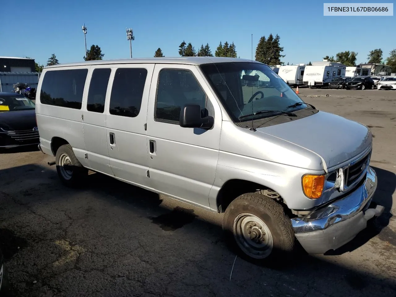 2007 Ford Econoline E350 Super Duty Wagon VIN: 1FBNE31L67DB06686 Lot: 71796304