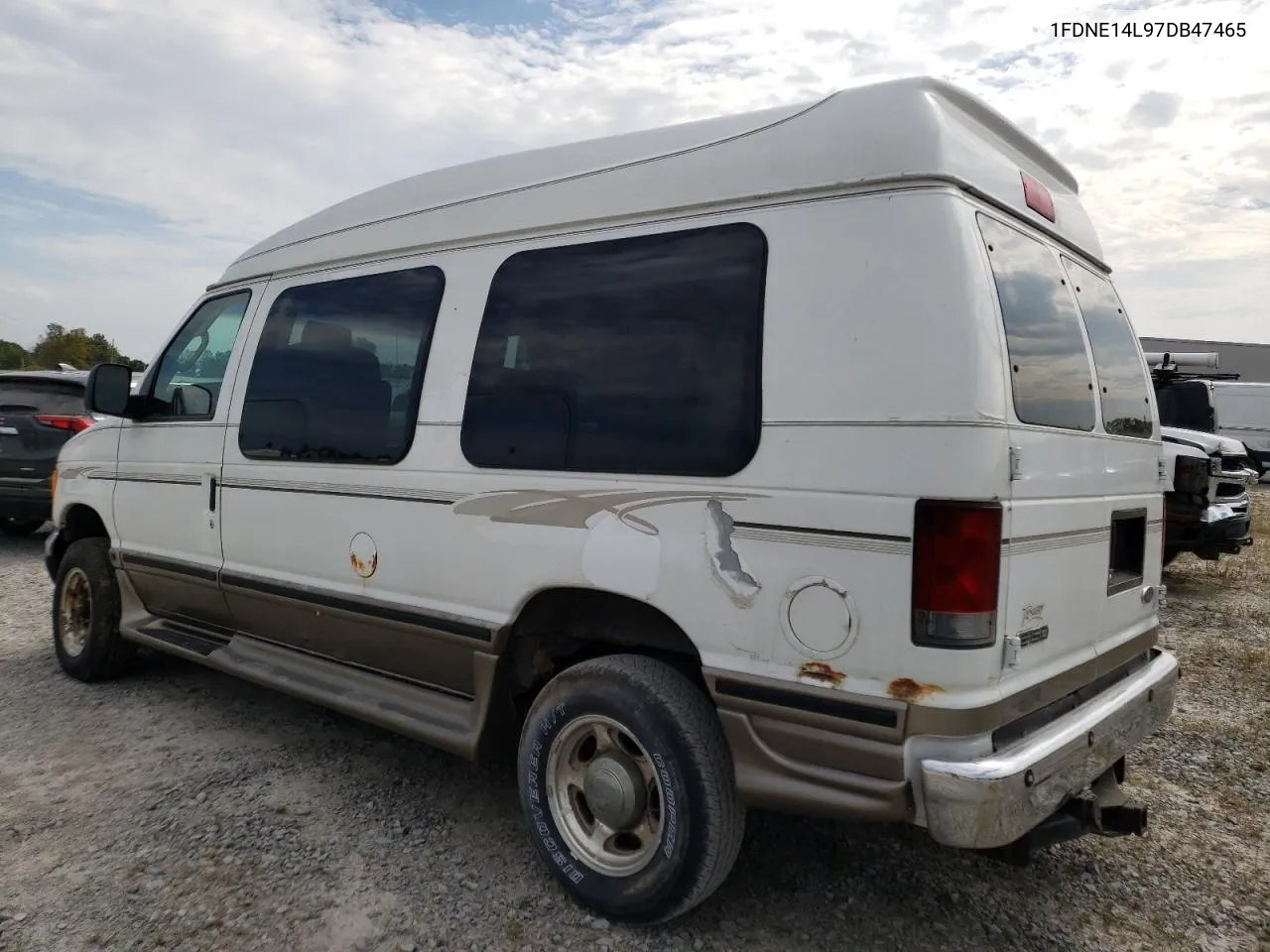 2007 Ford Econoline E150 Van VIN: 1FDNE14L97DB47465 Lot: 72202844