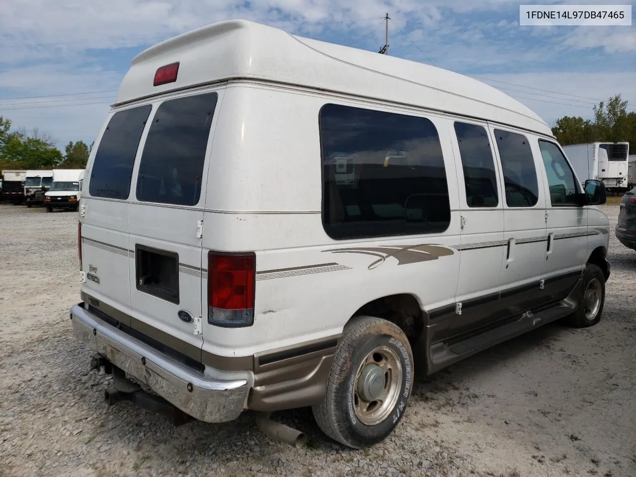 2007 Ford Econoline E150 Van VIN: 1FDNE14L97DB47465 Lot: 72202844