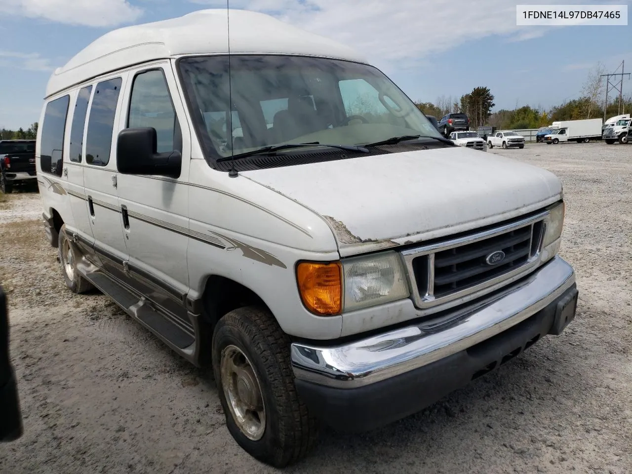 2007 Ford Econoline E150 Van VIN: 1FDNE14L97DB47465 Lot: 72202844