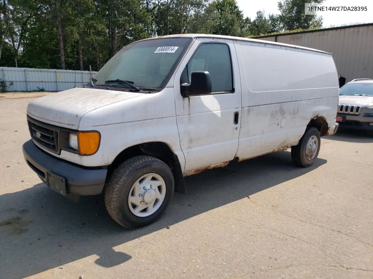 2007 Ford Econoline E150 Van VIN: 1FTNE14W27DA28395 Lot: 73689264