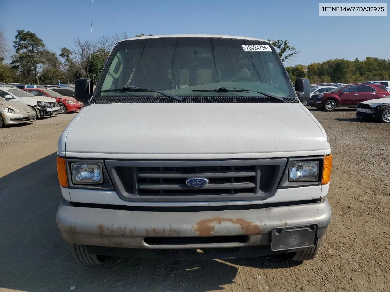 2007 Ford Econoline E150 Van VIN: 1FTNE14W77DA32975 Lot: 75524794