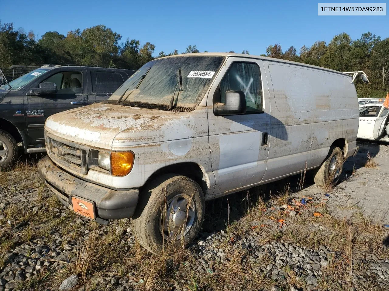 2007 Ford Econoline E150 Van VIN: 1FTNE14W57DA99283 Lot: 75650684