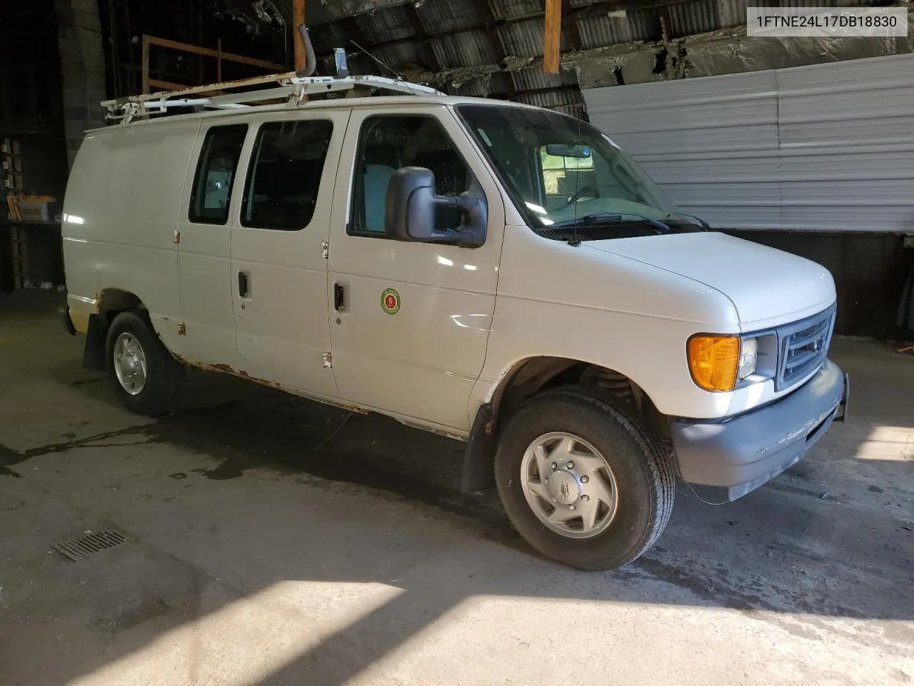 2007 Ford Econoline E250 Van VIN: 1FTNE24L17DB18830 Lot: 75737384