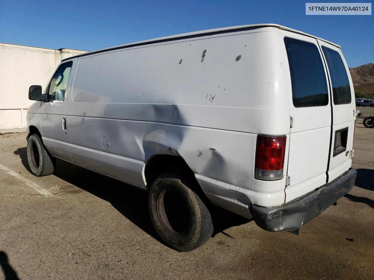 2007 Ford Econoline E150 Van VIN: 1FTNE14W97DA40124 Lot: 76270834