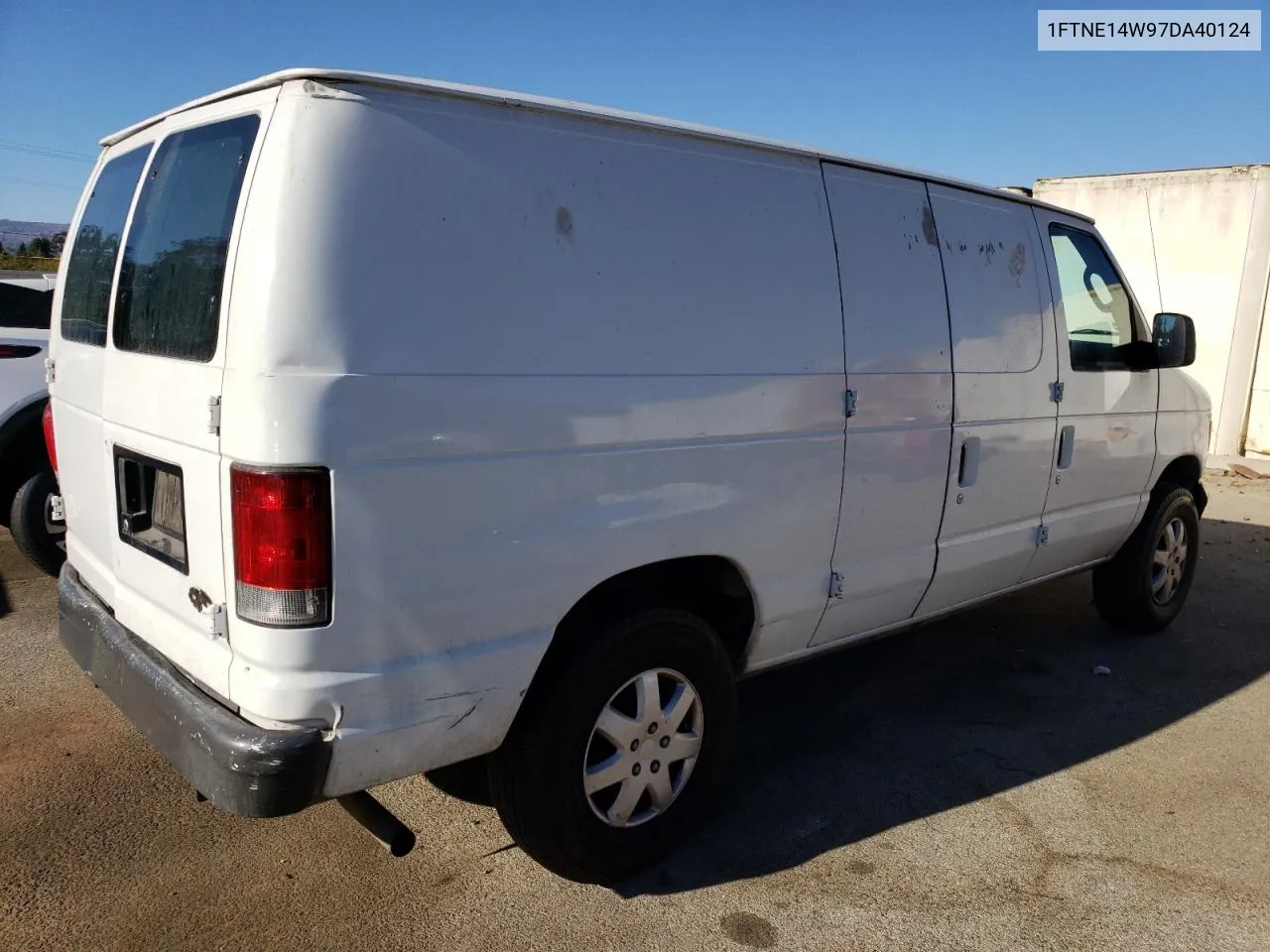 2007 Ford Econoline E150 Van VIN: 1FTNE14W97DA40124 Lot: 76270834