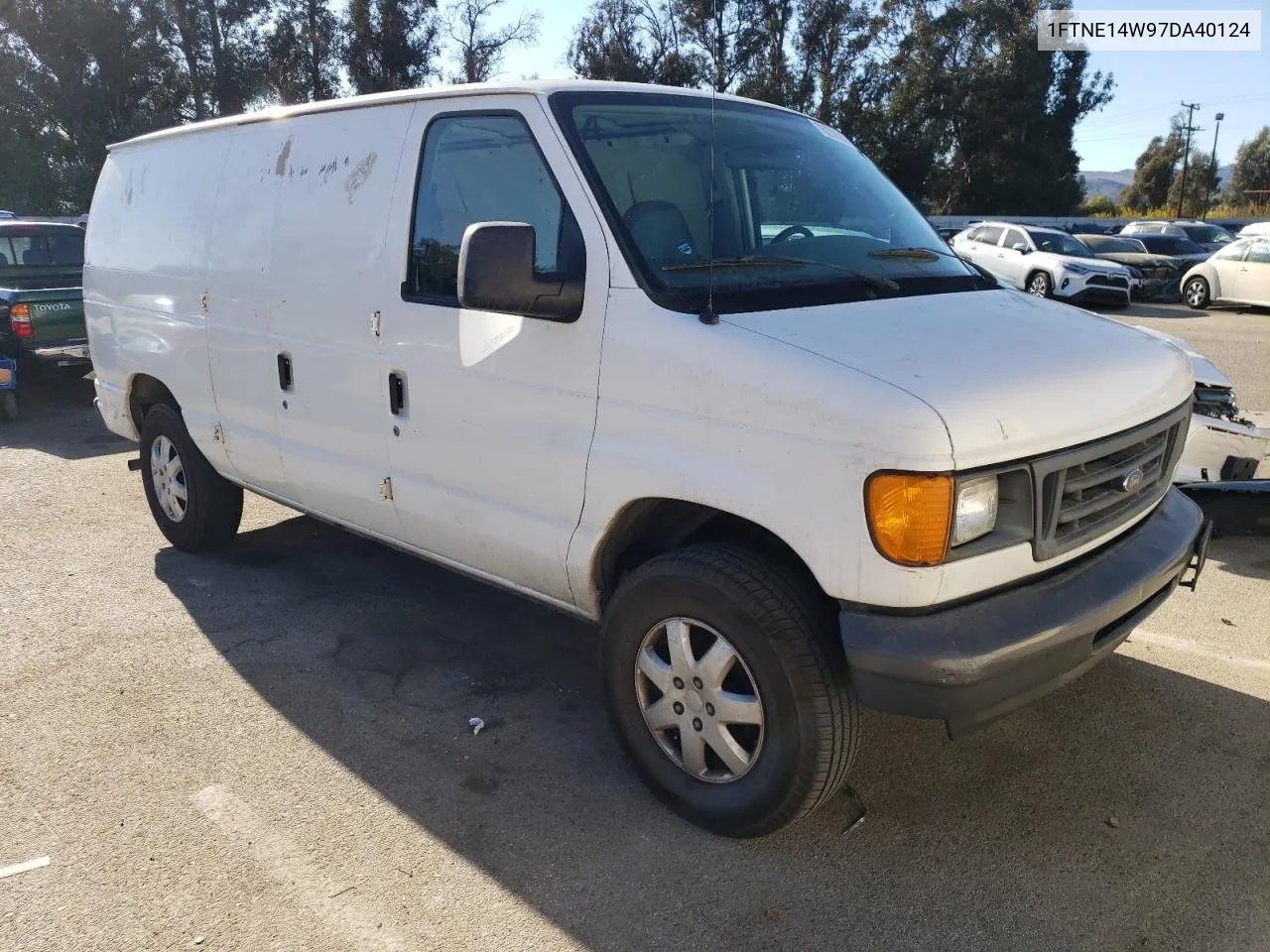 2007 Ford Econoline E150 Van VIN: 1FTNE14W97DA40124 Lot: 76270834