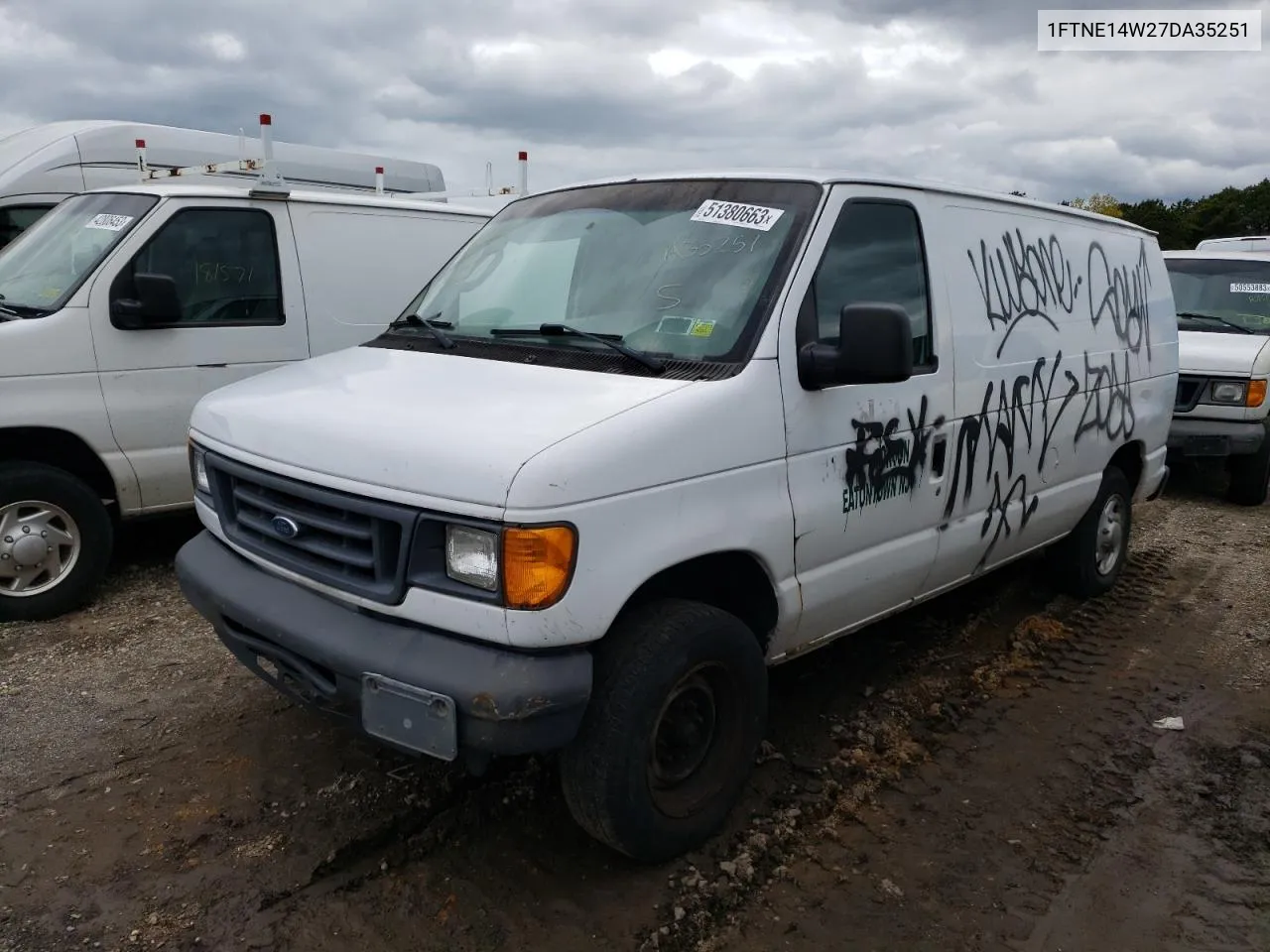 2007 Ford Econoline E150 Van VIN: 1FTNE14W27DA35251 Lot: 76438704