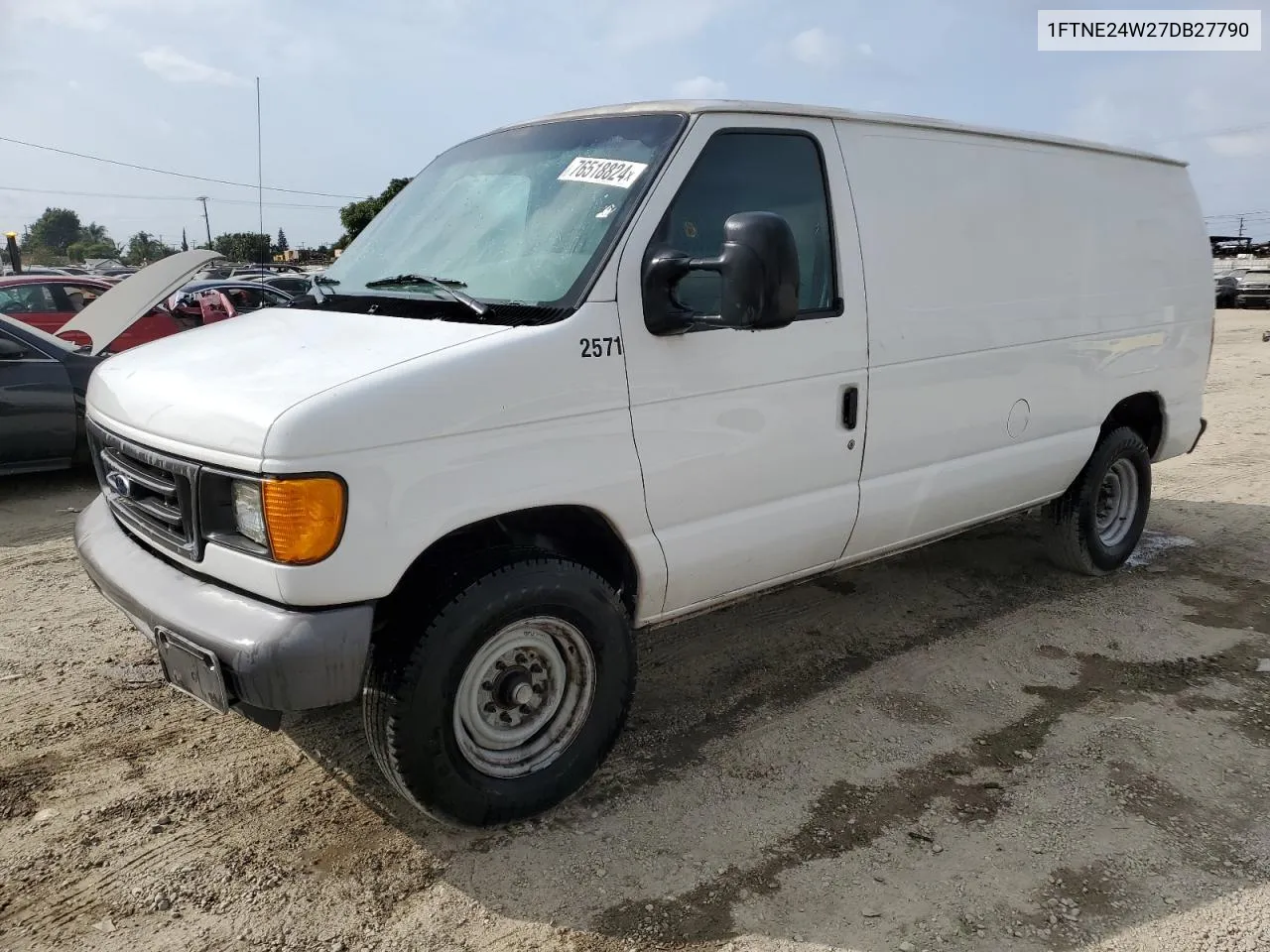 2007 Ford Econoline E250 Van VIN: 1FTNE24W27DB27790 Lot: 76518824