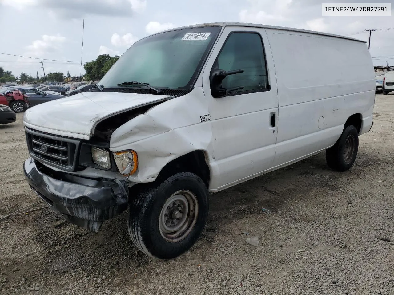 2007 Ford Econoline E250 Van VIN: 1FTNE24W47DB27791 Lot: 76519014