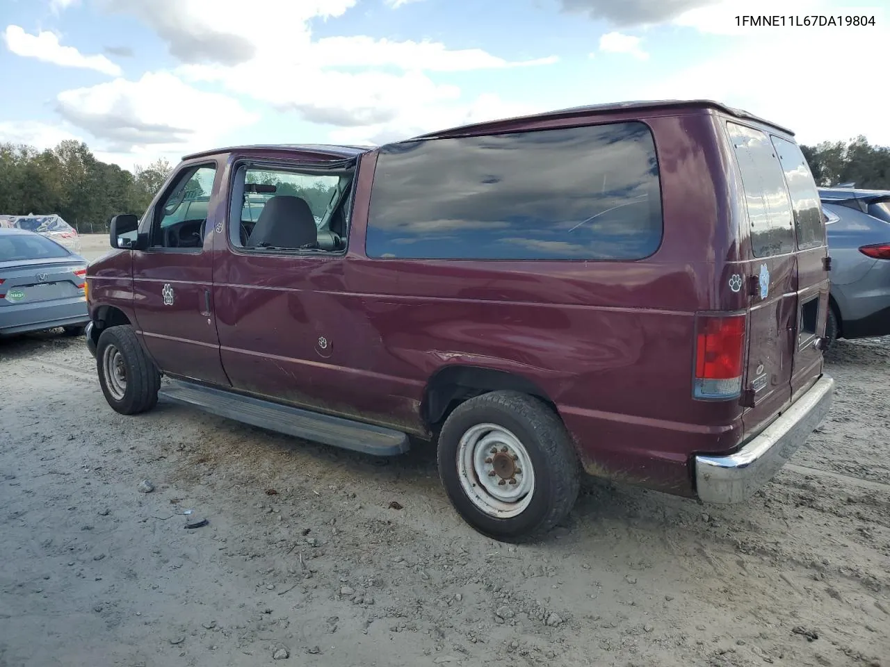 2007 Ford Econoline E150 Wagon VIN: 1FMNE11L67DA19804 Lot: 77263484