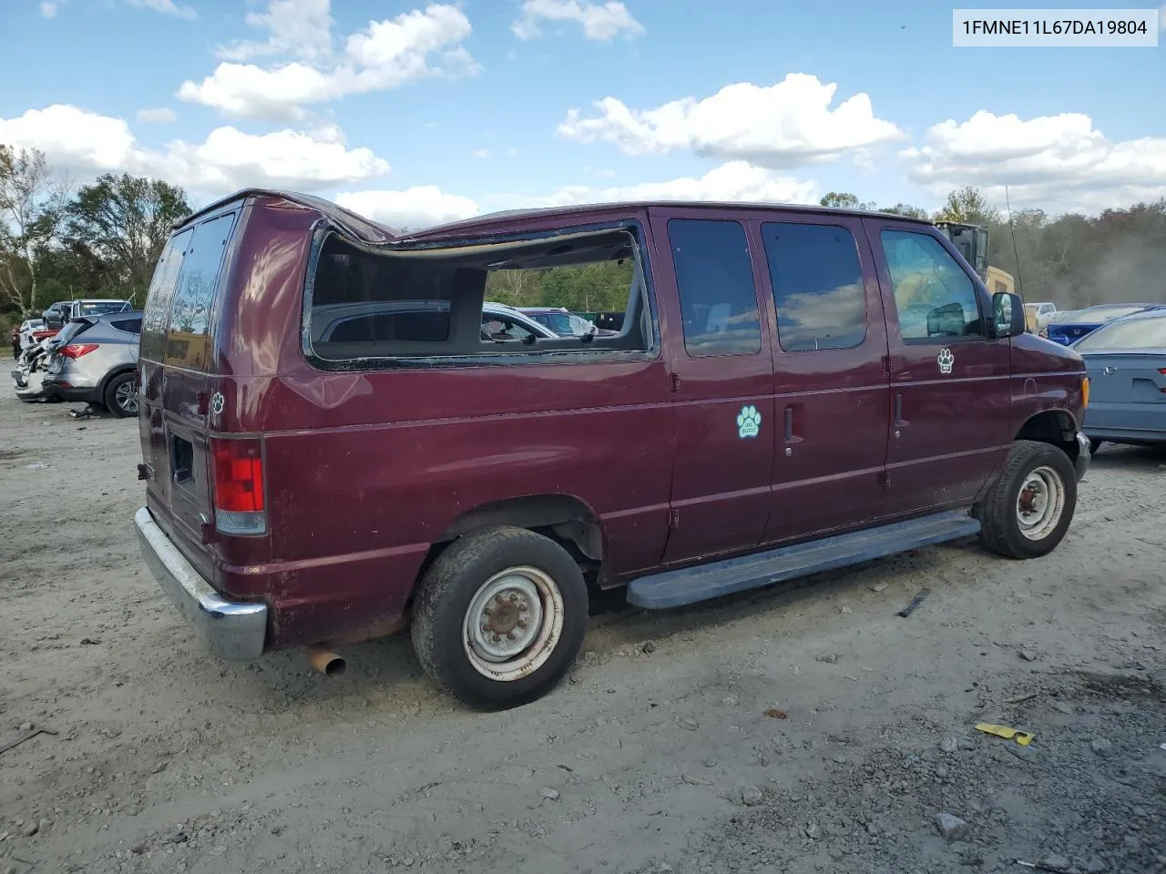 2007 Ford Econoline E150 Wagon VIN: 1FMNE11L67DA19804 Lot: 77263484