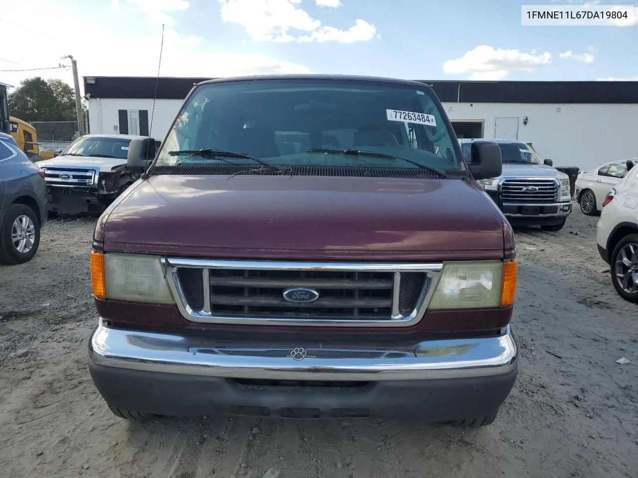 2007 Ford Econoline E150 Wagon VIN: 1FMNE11L67DA19804 Lot: 77263484