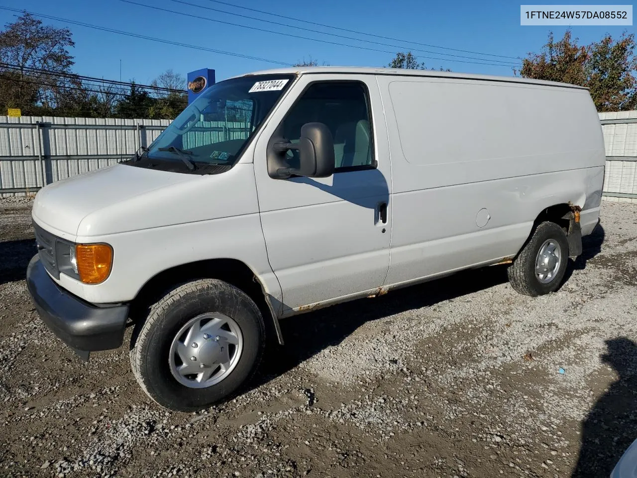 2007 Ford Econoline E250 Van VIN: 1FTNE24W57DA08552 Lot: 78327044